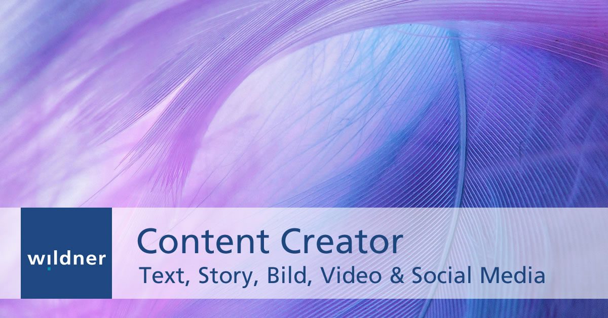 Weiterbildung Content Creator mit Text, Story, Bild, Video und Social Media