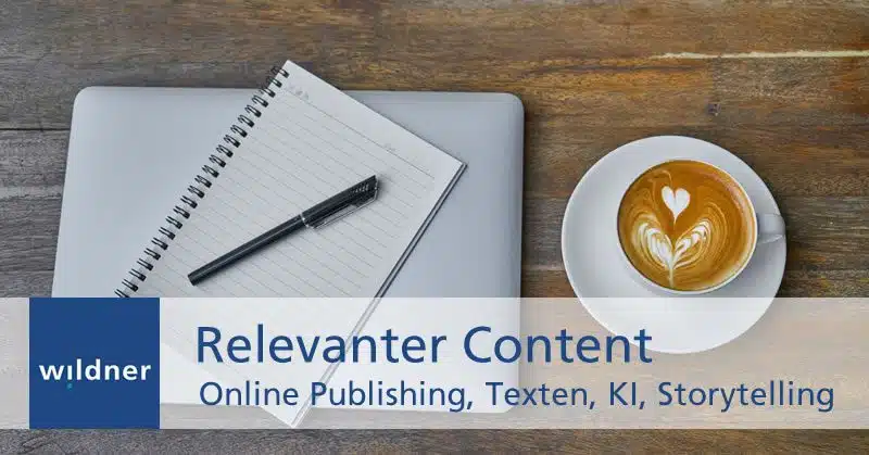 Weiterbildung Online Publishing, Texten, KI, Storytelling